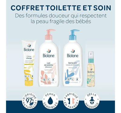 BIOLANE - Kit Essentiels Bain & Toilette - Bébé