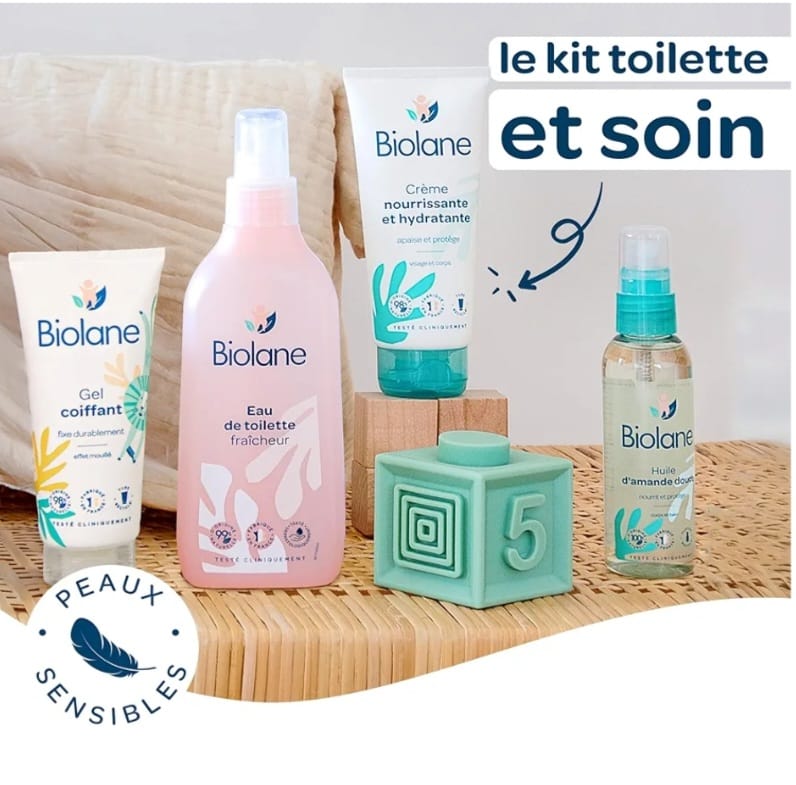 BIOLANE - Kit Toilette & Soins Bébé Complet