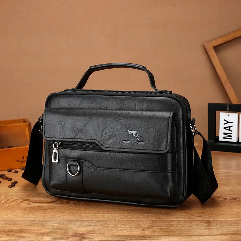 Luxury Leather Messenger