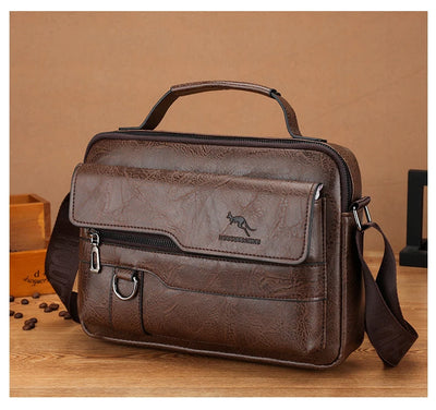 Luxury Leather Messenger