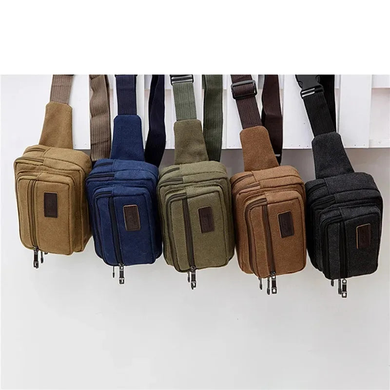 Outdoor Canvas Waist Bag