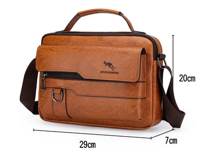 Luxury Leather Messenger