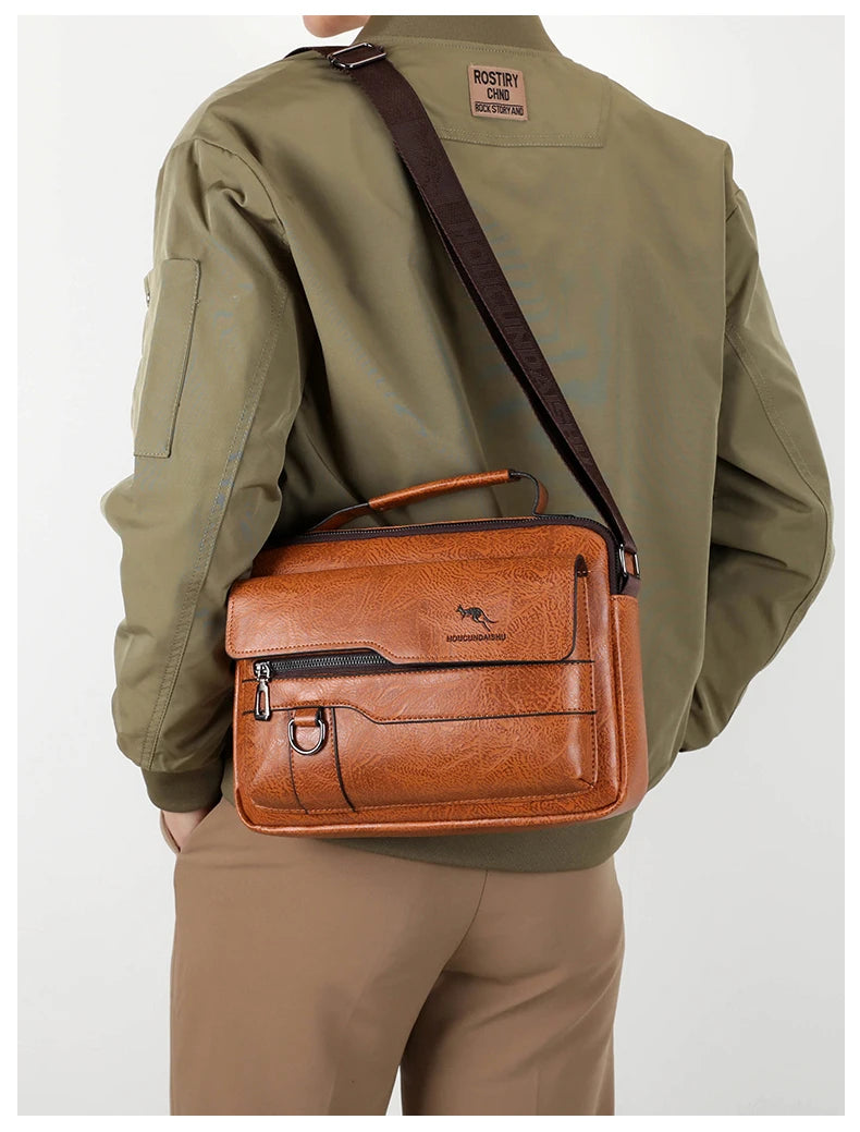 Luxury Leather Messenger