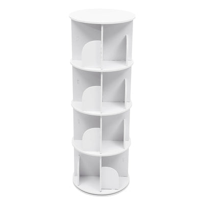 Rotating Wooden Bookshelf