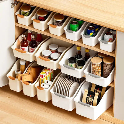 Curved Plastic Storage Bins