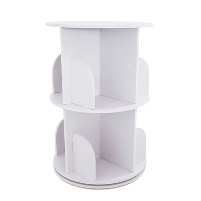 Rotating Wooden Bookshelf
