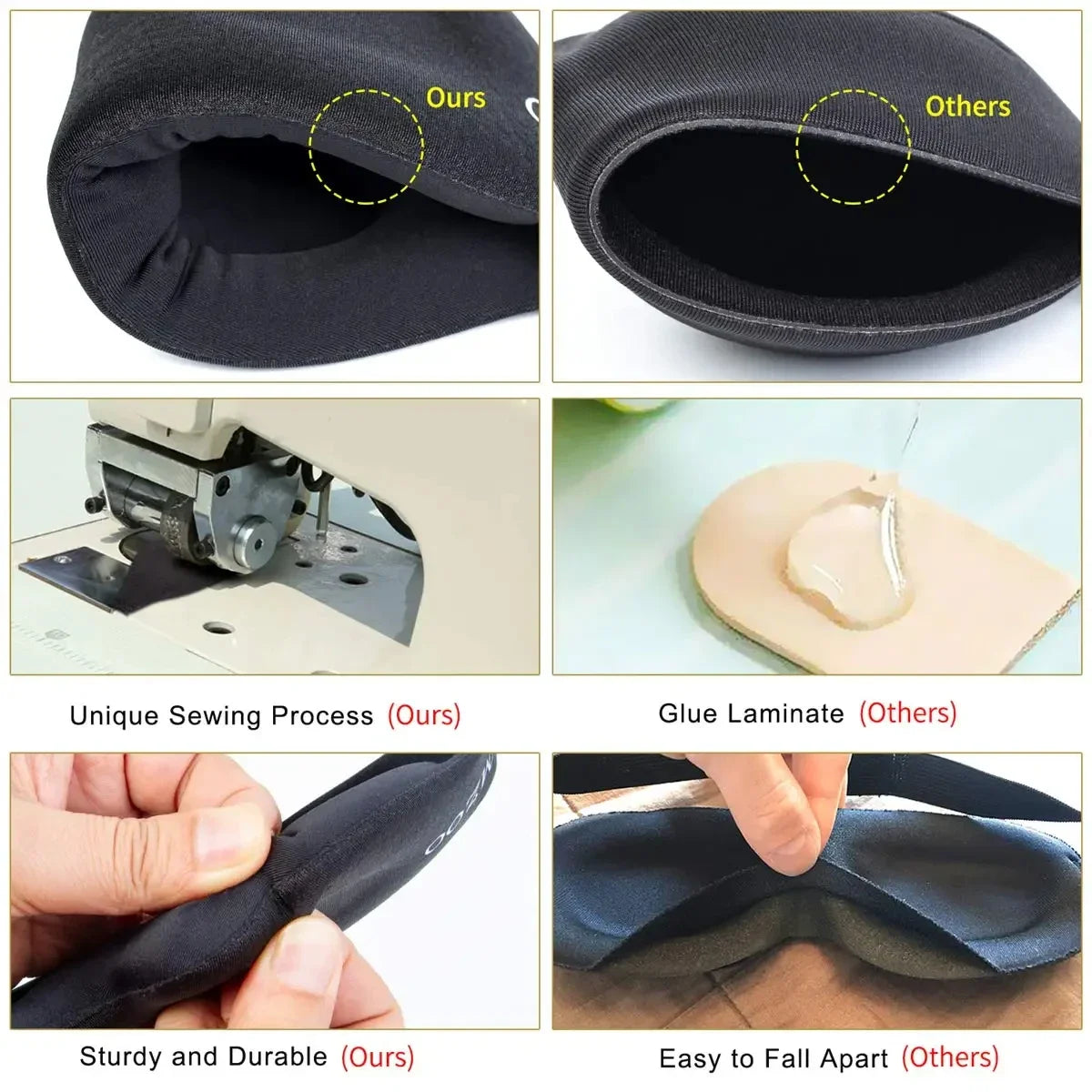 light-Blocking Sleep Mask for Men & Women
