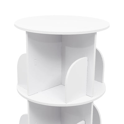 Rotating Wooden Bookshelf