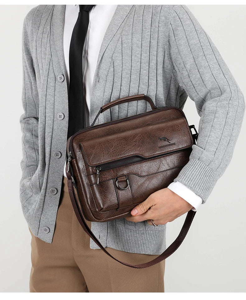 Luxury Leather Messenger