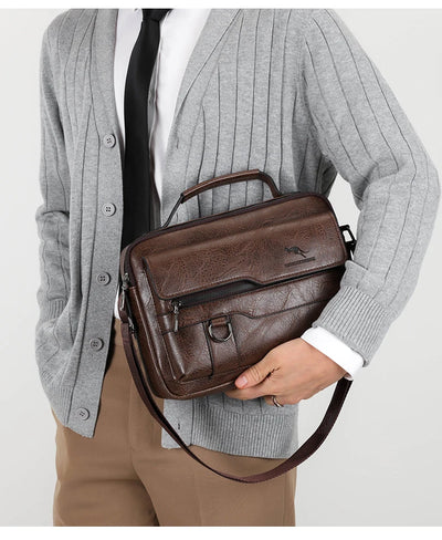 Luxury Leather Messenger