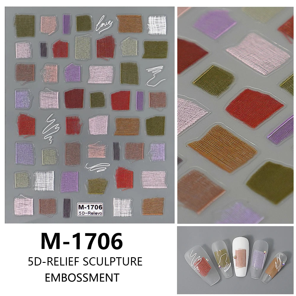 5D Nail Stickers