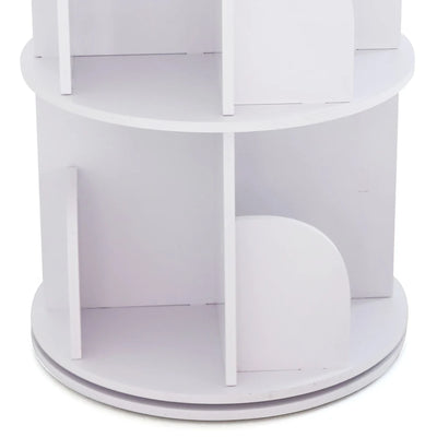 Rotating Wooden Bookshelf