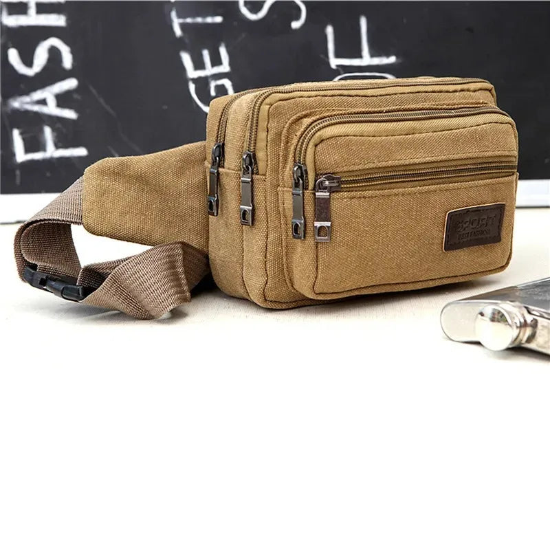 Outdoor Canvas Waist Bag