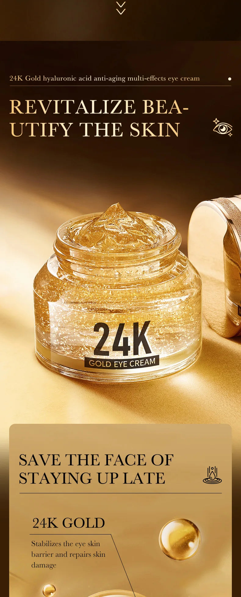 24K Gold Eye Cream