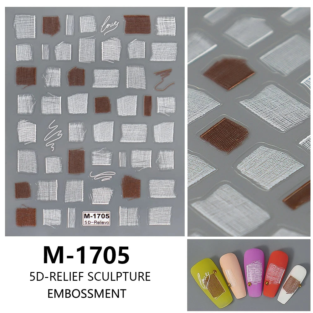 5D Nail Stickers