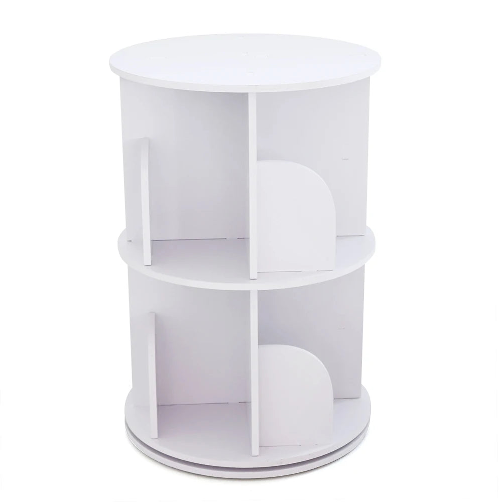 Rotating Wooden Bookshelf