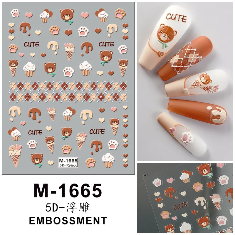 5D Nail Stickers