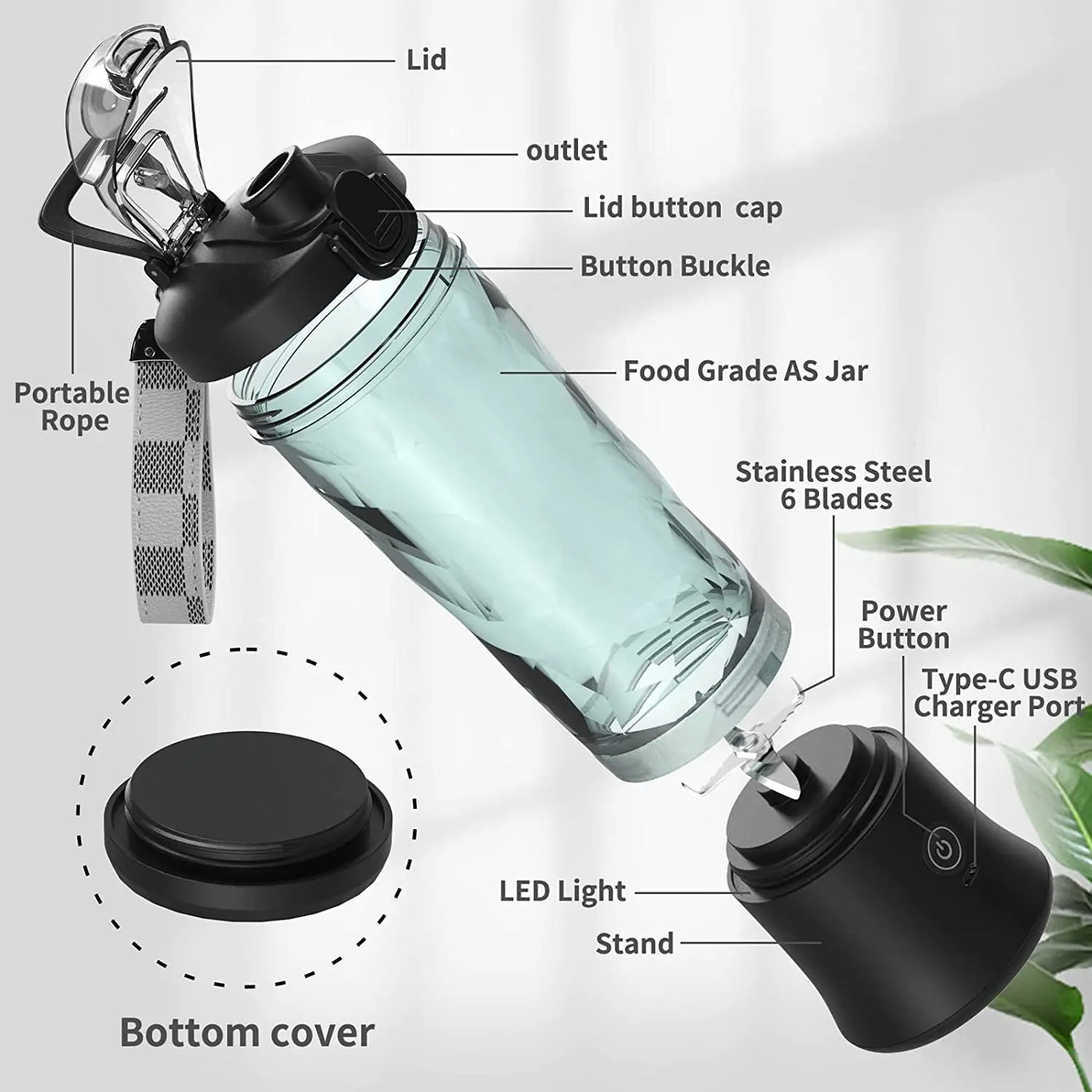 Portable Shakes & Smoothie Blender