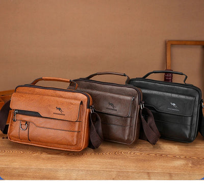 Luxury Leather Messenger