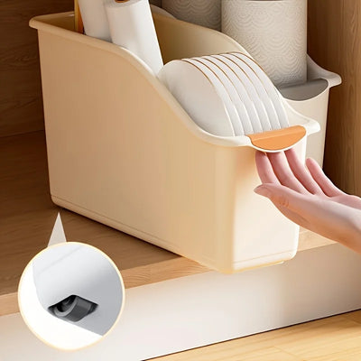 Curved Plastic Storage Bins