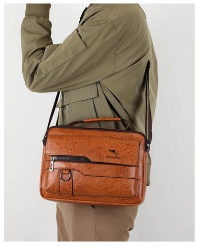 Luxury Leather Messenger