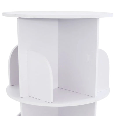 Rotating Wooden Bookshelf
