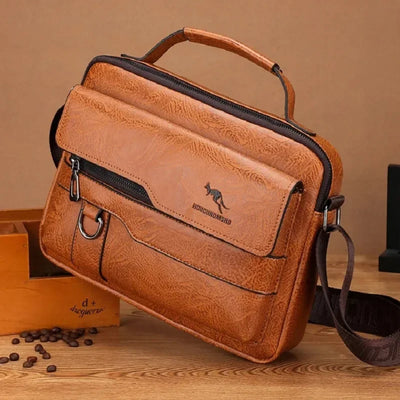 Luxury Leather Messenger