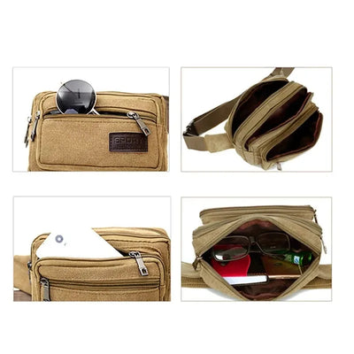 Outdoor Canvas Waist Bag
