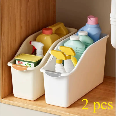 Curved Plastic Storage Bins