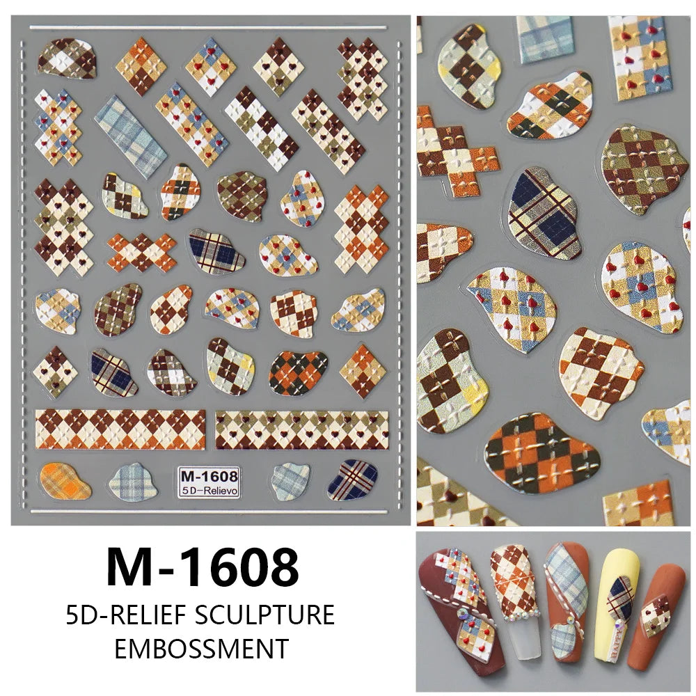 5D Nail Stickers