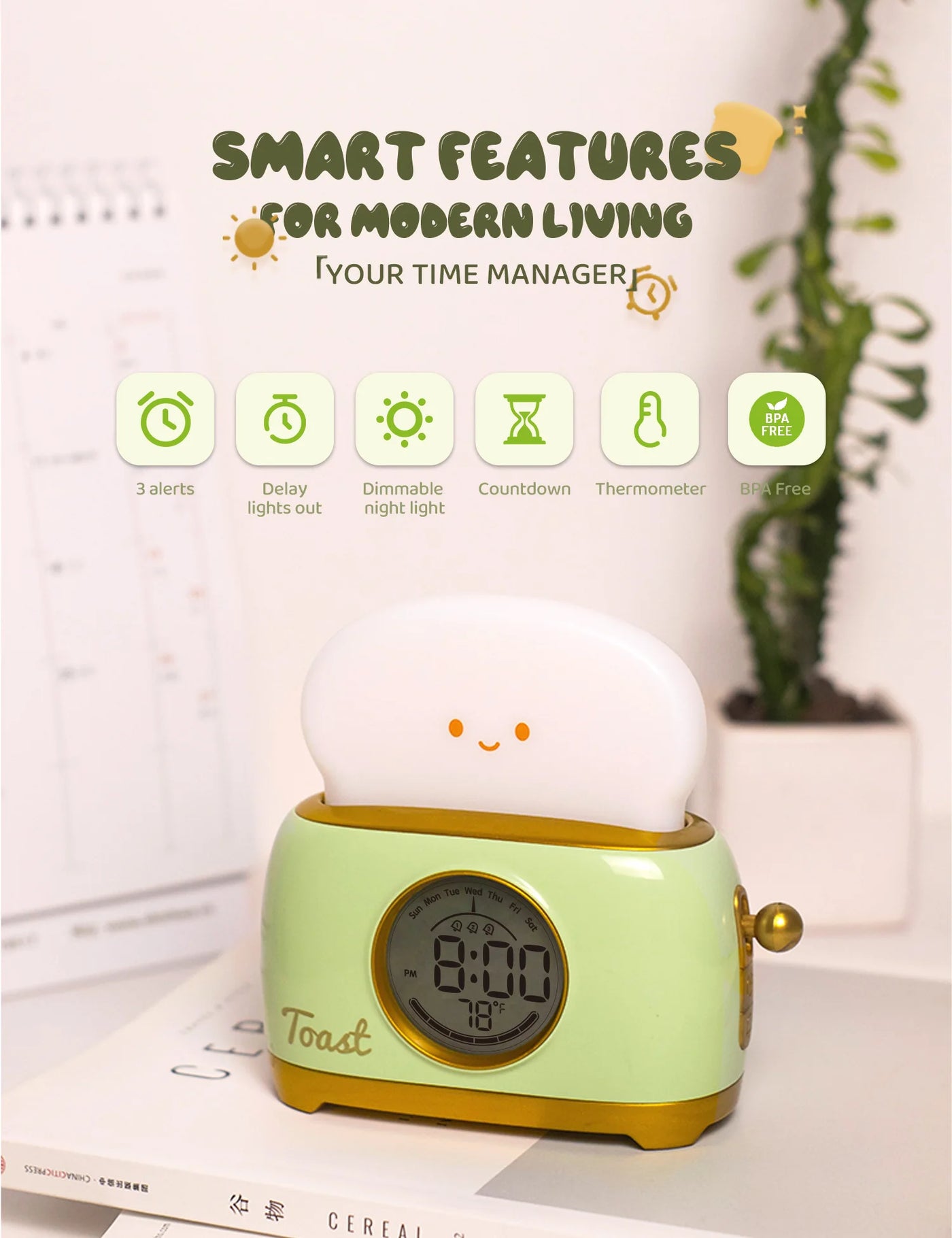 Wake-Up Nightlight Clock