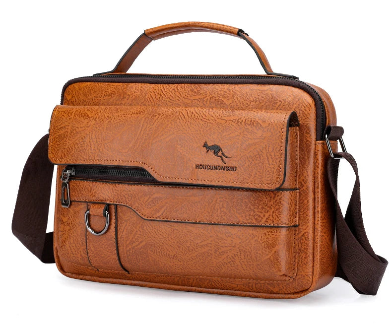 Luxury Leather Messenger