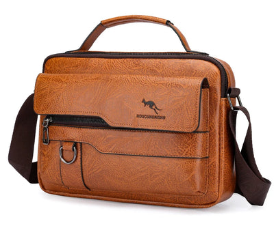 Luxury Leather Messenger