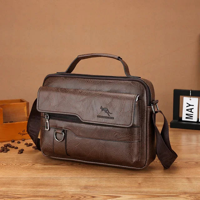 Luxury Leather Messenger