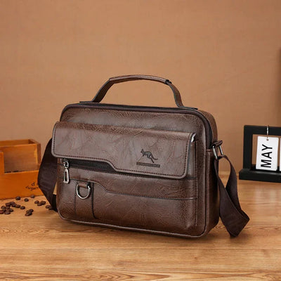 Luxury Leather Messenger