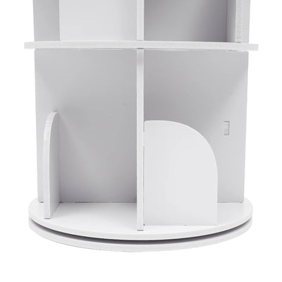 Rotating Wooden Bookshelf