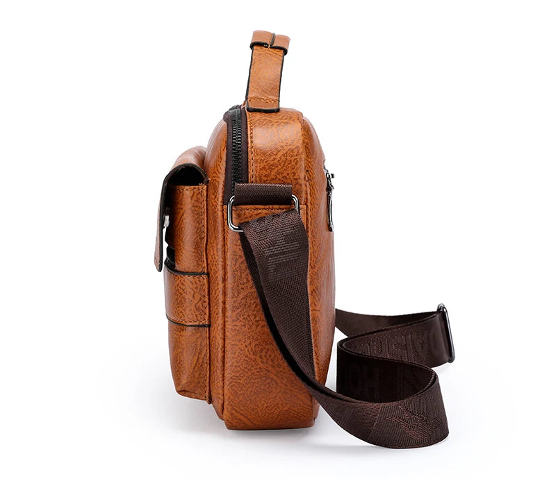 Luxury Leather Messenger