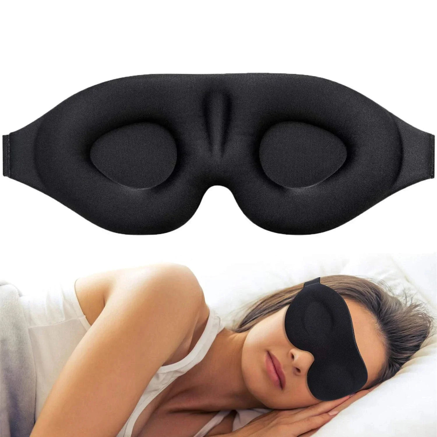 light-Blocking Sleep Mask for Men & Women
