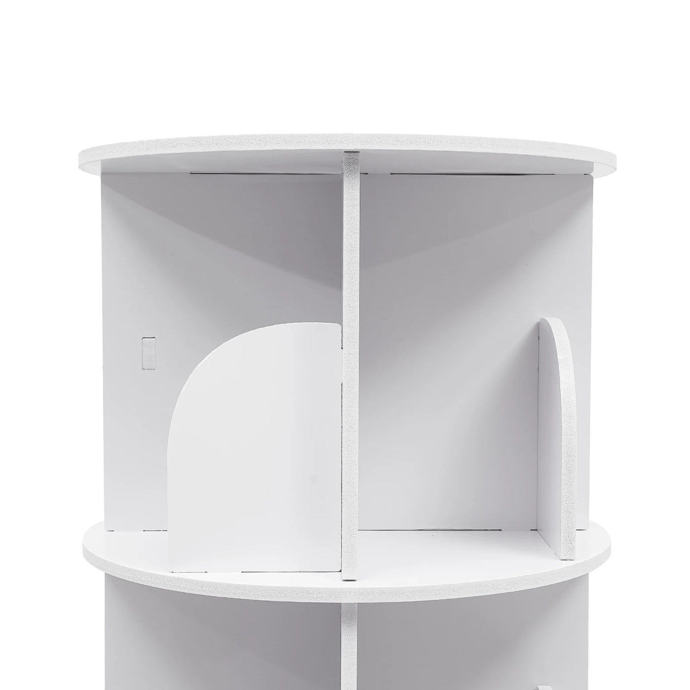 Rotating Wooden Bookshelf