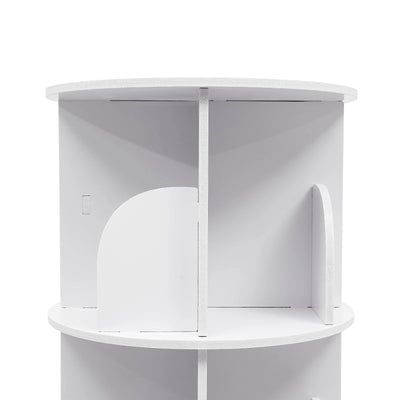 Rotating Wooden Bookshelf