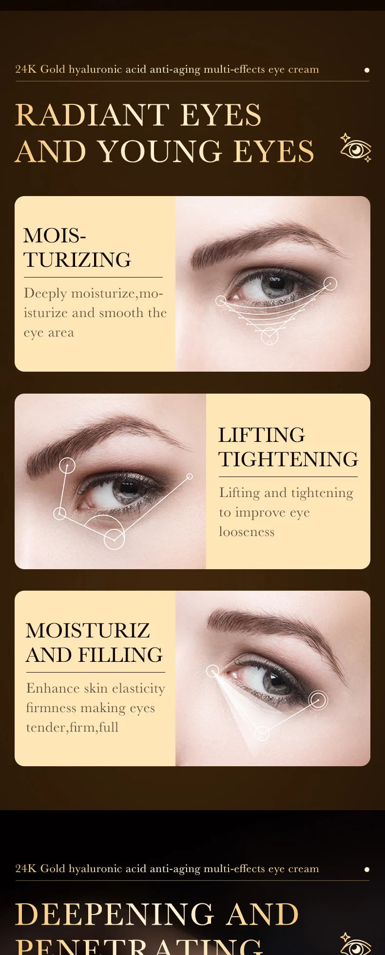 24K Gold Eye Cream