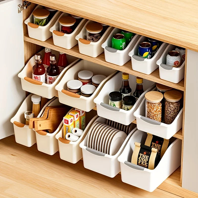 Curved Plastic Storage Bins
