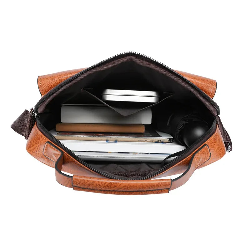 Luxury Leather Messenger