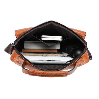 Luxury Leather Messenger