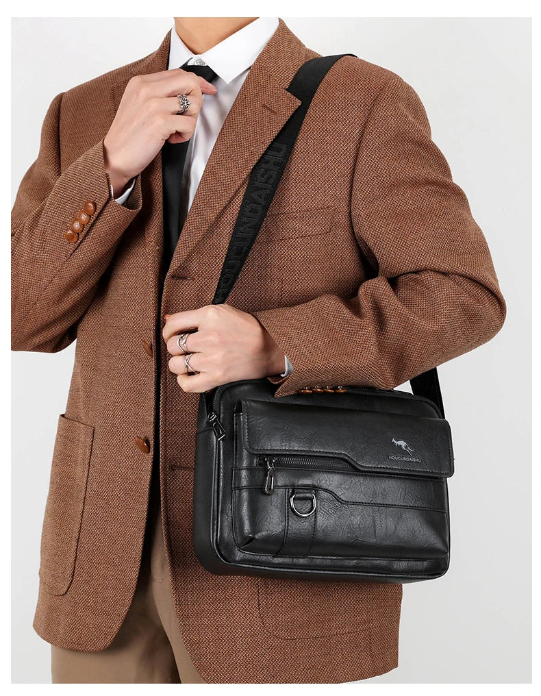 Luxury Leather Messenger