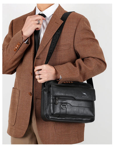 Luxury Leather Messenger