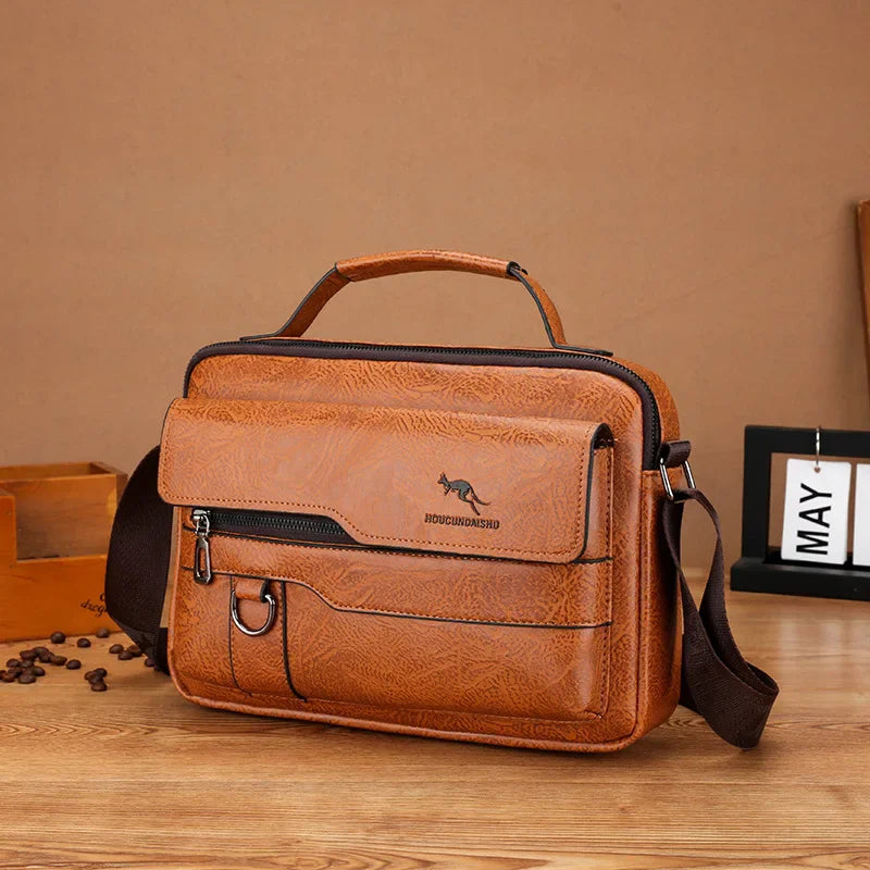 Luxury Leather Messenger