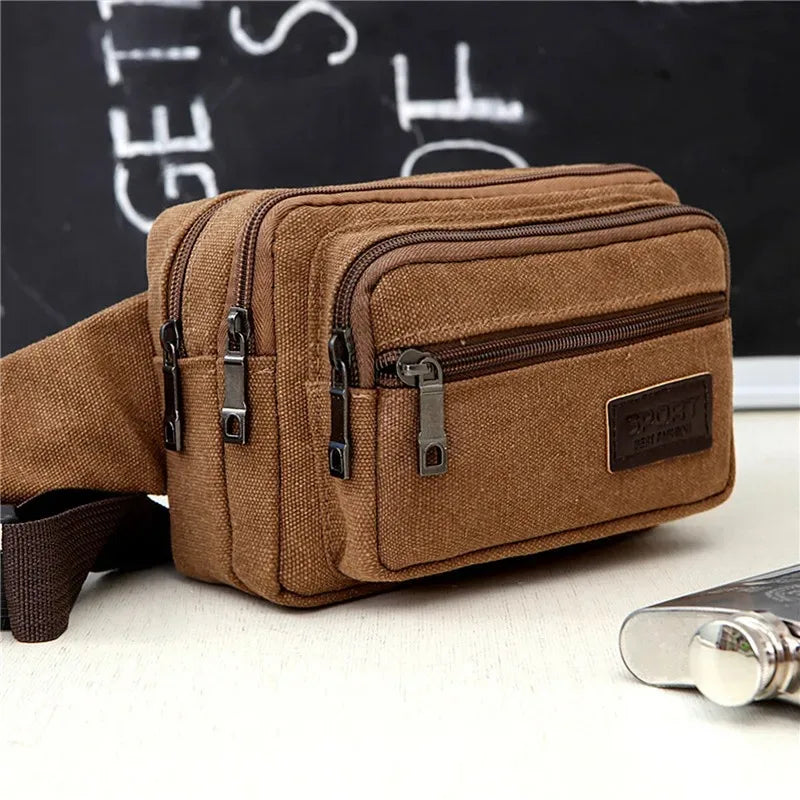Outdoor Canvas Waist Bag