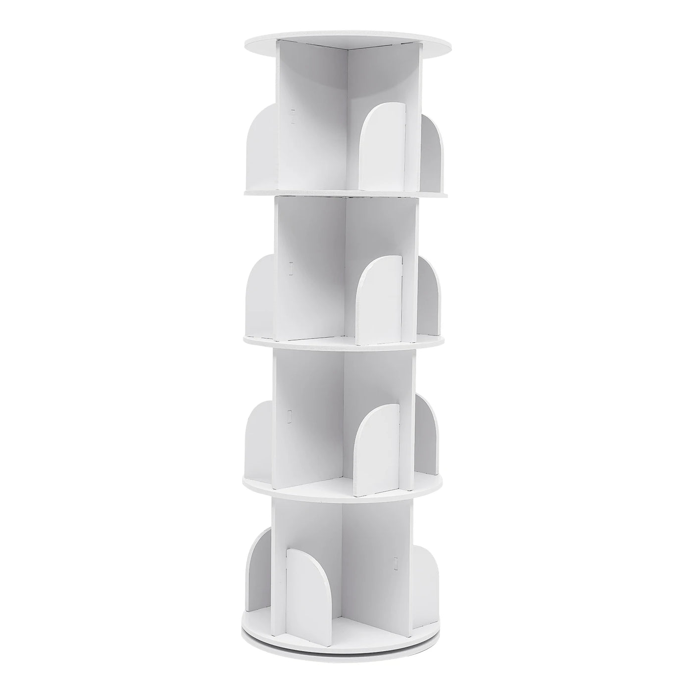 Rotating Wooden Bookshelf