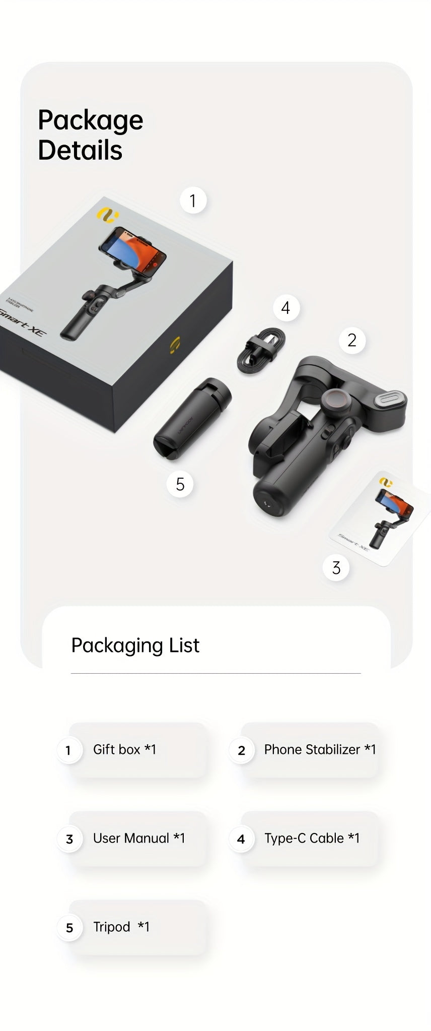 Pro Vlog Stabilizer